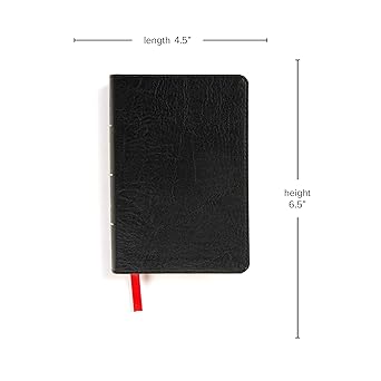 KJV Large Print Compact Reference Bible, Black Leathertouch - Image 3