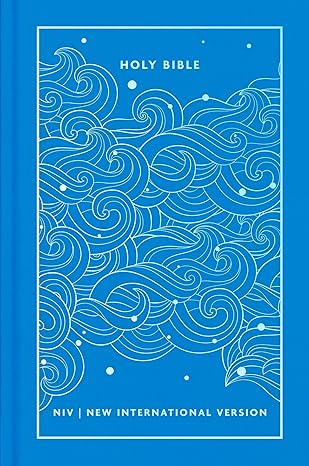 NIV Pocket Clothbound Classic Bible - Blue Waves