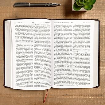 KJV Large Print, Personal Size, Reference Bible, Black - Image 2