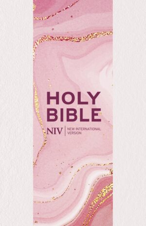 NIV Larger Print Personal Bible, Pastel Pink