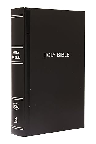 NKJV Pew Bible, Large Print, Black
