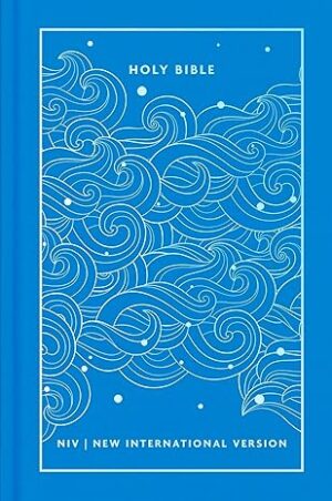 NIV Pocket Clothbound Classic Bible - Blue Waves