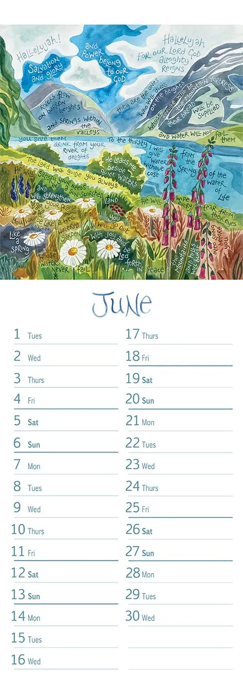 Hannah Dunnett Slimline Calendar 2027 - Image 2