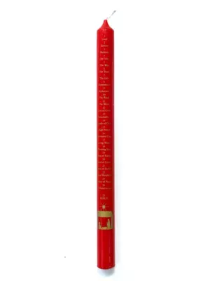 Advent Candle Red (Stable Scene)