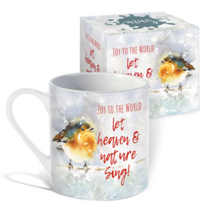 Joyful Robin Christmas Mug & Giftbox