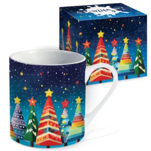 Christmas Trees Christmas Mug & Giftbox