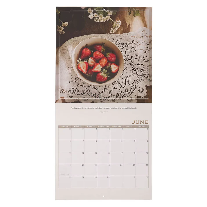 2027 Large Wall Calendar - The Earth is the Lord’s (CAL257) - Image 3