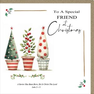 To A Special Friend at Christmas Greetings Card