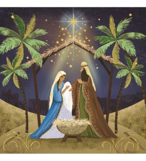 TLM - In A Stable Christmas Cards (Pack of 10)