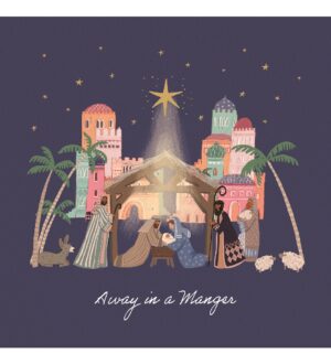TLM - Away in a Manger Christmas Cards (Pack of 10)