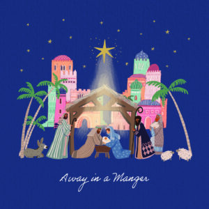TLM - Away in a Manger Christmas Cards (Pack of 10)