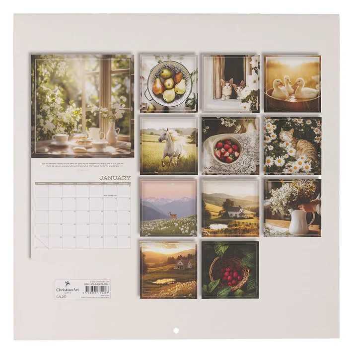 2027 Large Wall Calendar - The Earth is the Lord’s (CAL257) - Image 2