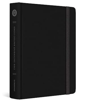 ESV Single Column Journaling Bible, Black