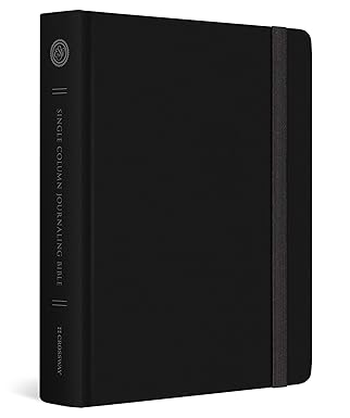 ESV Single Column Journaling Bible, Black