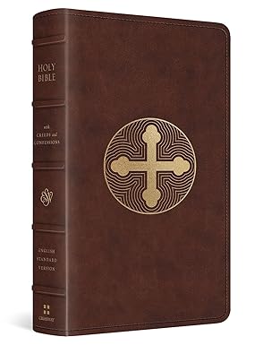 ESV Bible with Creeds and Confessions, Brown, Cross