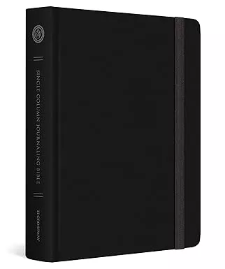 ESV Single Column Journaling Bible, Black