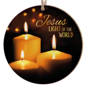 Jesus Light Of The World Ceramic Decoration/ Coaster