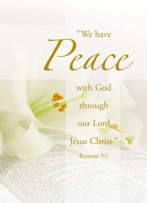 Easter Mini Cards - We Have Peace With God (Pack of 4)