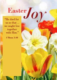 Easter Mini Cards - Easter Joy (Pack of 4)