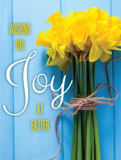 Easter Mini Cards - Wishing You Joy at Easter (Pack of 4)