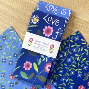 Love is Kind and Love Never Fails Tea Towel Twin Pack