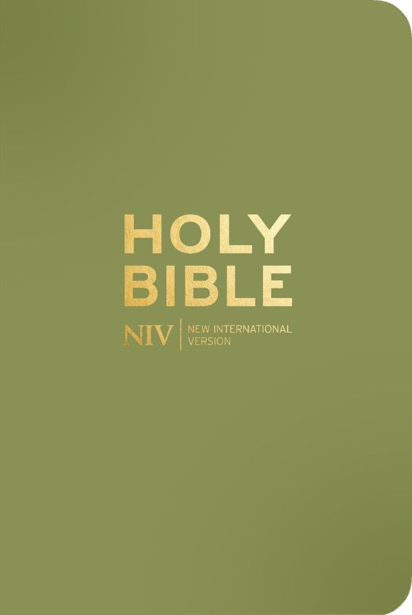 NIV Pocket Olive Green Soft-tone Bible with Zip