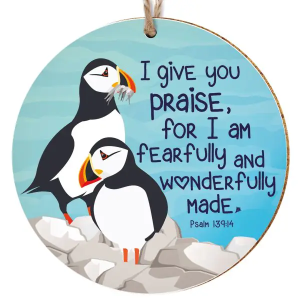 Wonderfully Made Ceramic Hanging Decoration