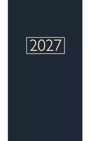 Church Pocket Book Diary with Lectionary 2027, Navy