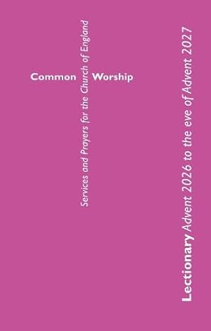 Common Worship Lectionary 2027