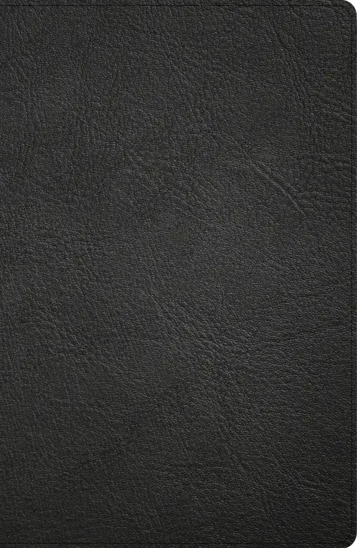 CSB Large Print Personal Size Reference Bible, Digital Study Edition, Black Genuine Leather, Indexed