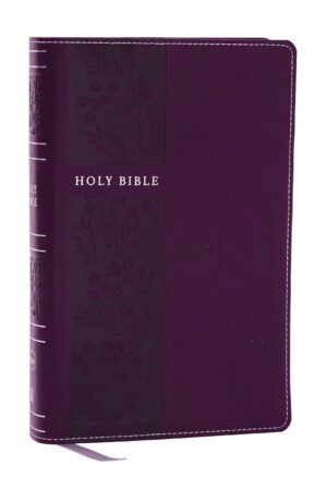 NKJV Personal Size Large Print Reference Bible, Purple