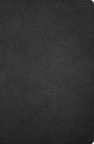 CSB Large Print Personal Size Reference Bible, Digital Study Edition, Black Genuine Leather, Indexed