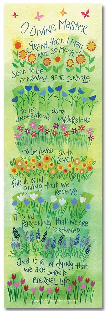 An Instrument of Your Peace Bookmark - Image 2