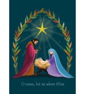 TLM - Adoring family Christmas Cards (Pack of 10)