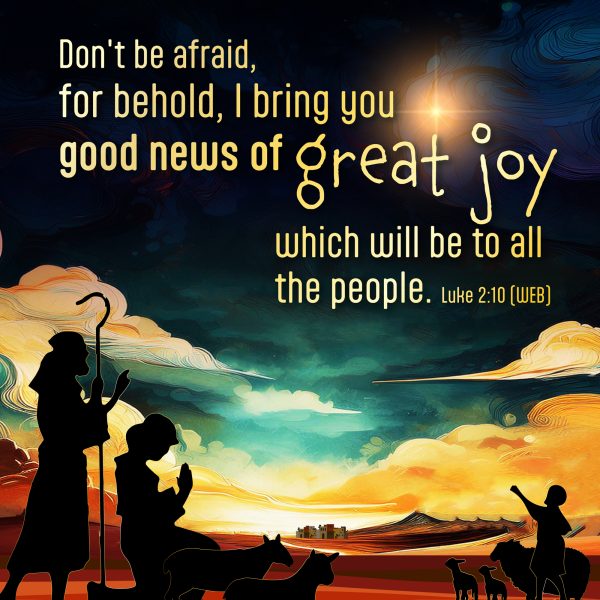Behold Christian Christmas Cards - Pack of 10