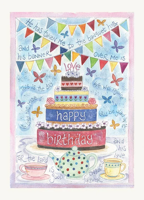 Hannah Dunnett Card Birthday Cake