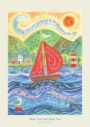 Bless You & Keep You (Sailboat) Card