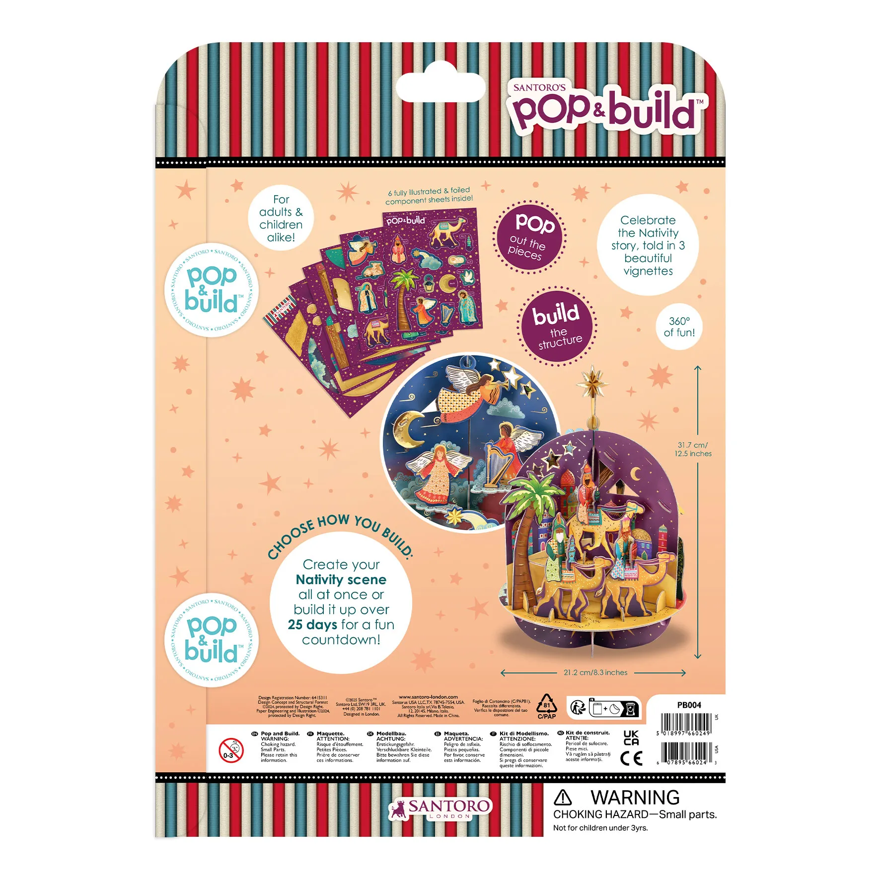 Nativity Pop & Build 3D Advent Calendar - Image 4