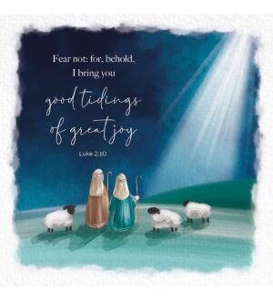 TLM - Heavenly announcement Christmas Cards (Pack of 10)
