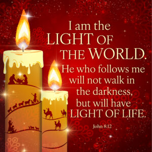I am the Light Christian Christmas Cards - Pack of 10