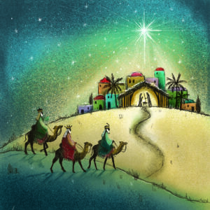 Tearfund - Kings Approaching Manger - (Pack of 10)