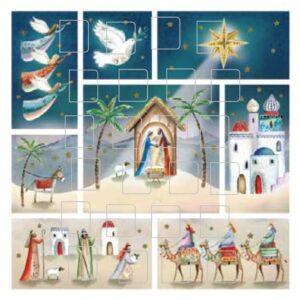 Sq. Advent Cal. Card: A Child Is Born